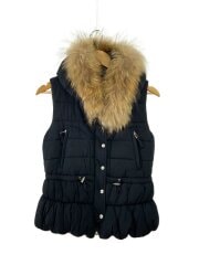 画像：キルティングベスト/--/ポリエステル/BLK