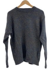 画像：ニット・セーター(厚手)/L/ウール/GRY/70Z711 111/多色糸