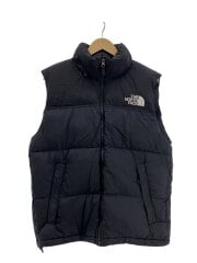 画像：NUPTSE VEST_ヌプシベスト/L/ナイロン/BLK/無地