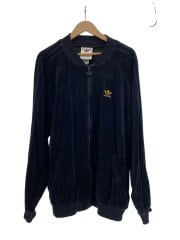 画像：ジャケット/XL/コットン/GRY/無地/ベロアトラックジャケット/90s