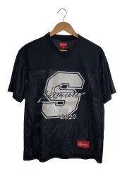 画像：20SS/Glitter Football Top/Tシャツ/L/コットン/BLK//