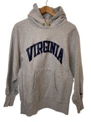 画像：90S/リバースウィーブ/パーカー/M/コットン/GRY/VIRGINIA/首ダメージ