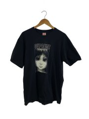 画像：24SS Margaret Keane Teardrop Tee/Tシャツ/L/コットン/BLK