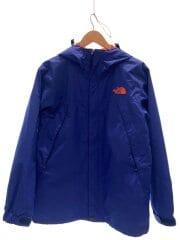 画像：SCOOP JACKET_スクープジャケット/M/ナイロン/BLU/無地