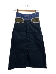 画像：ロングスカート/26/コットン/NVY/無地/A04855