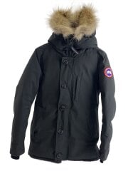 画像：ダウンジャケット/S/ナイロン/BLK/無地/CA01201