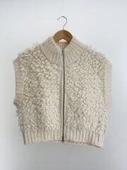 画像：ニットベスト(厚手)/FREE/アクリル/IVO/無地/93-05-016-213