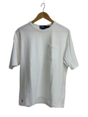 画像：Tシャツ/M/コットン/WHT/無地