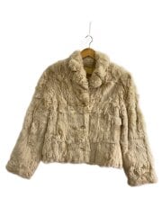 画像：ブルゾン/レッキス/ファー/CRM/無地