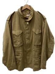 画像：M-65/USA製/民間/ミリタリージャケット/XL/コットン/KHK/無地