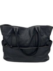 画像：La borsa che si riempie/バッグ/レザー/BLK