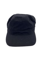 画像：ワークキャップ/--/コットン/BLK/無地/メンズ