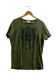 画像：00s/スカル/Tシャツ/L/コットン/KHK/無地//