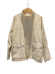 画像：cross stand collar jacket/L/コットン/ナイロン混/IVO/M2423060