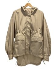 画像：フーデッドライトブルゾン/FREE/ポリエステル/BEG/WGZ10A2207A0002