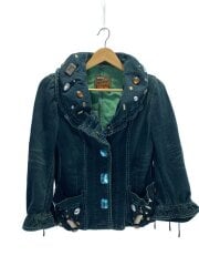 画像：Gジャン/11/コットン/GRN/284303-1COJ