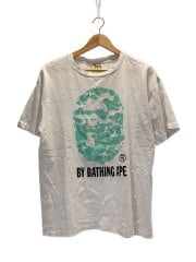 画像：Tシャツ/L/コットン/WHT/001TEI301040M