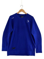画像：Skull Surface Sweater Crew/ニット・セーター(厚手)/M/ポリエステル/NVY