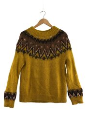 画像：MOHAIR NORDIC KNIT P/O モヘア ノルディック ニット/M/モヘア/YLW/20-204-016