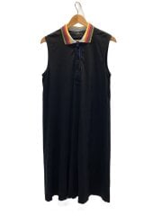 画像：ノースリーブワンピース/XL/コットン/BLK/220-5 KK.PS.