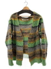 画像：Stripe Mohair Wide Cardig/FREE/ナイロン/マルチカラー/ボーダー/0121030511