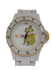 画像：ムーミン生誕70周年記念/クォーツ腕時計/アナログ/WHT/WHT