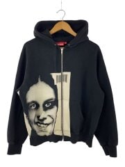 画像：ジップパーカー/S/コットン/BLK