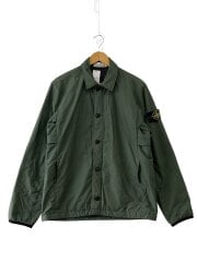 画像：ジャケット/M/ポリエステル/GRN/無地