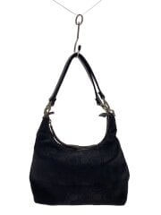 画像：ハンドバッグ/レザー/BLK/総柄//