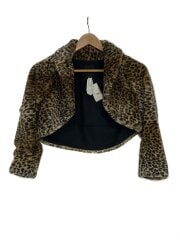 画像：ジャケット/2/ポリエステル/YLW/レオパード/54-10-1264