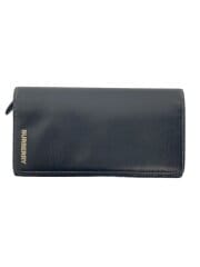 画像：長財布/レザー/BLK/無地/メンズ/スレキズ ヒビ割れ有