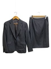 画像：セットアップ/6/ウール/GRY/ストライプ/61-21-6010