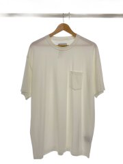 画像：OVERSIZED POCKET TEE/Tシャツ/S/コットン/WHT/ST.1178