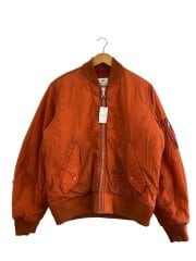 画像：WAXED BUILT BOMBER JACKET/フライトジャケット/S/ナイロン/ORN//