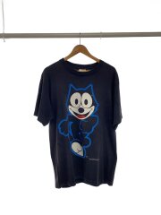 画像：90s/FELIX/94年/両面プリント/Tシャツ/L/コットン/BLK