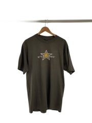 画像：80s/黒タグ/USA製/Star Tee/Tシャツ/L/コットン/KHK