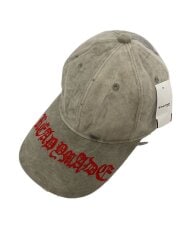 画像：CAP(SMILE)/USED加工/キャップ/FREE/コットン/CRM/メンズ