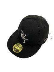画像：キャップ/7 3/8/ポリエステル/BLK/無地/メンズ