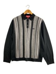 画像：26SS/Multi Stripe Polo Sweater/M/アクリル/BLK//