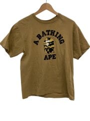 画像：1st Camo College Tee/Tシャツ/M/コットン/BEG
