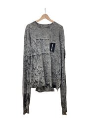 画像：RAVE WASHED LXS/長袖Tシャツ/XS/コットン/GRY/総柄