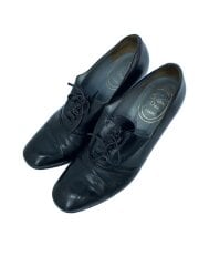 画像：パンプス/US5.5/BLK/レザー