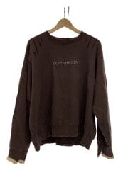 画像：OVERSIZED REBUILD SWEAT/スウェット/S/コットン/BRW/無地/ST.189