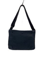 画像：ショルダーバッグ/コットン/BLK/無地