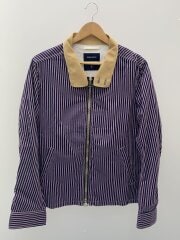 画像：ブルゾン/48/コットン/NVY/ストライプ