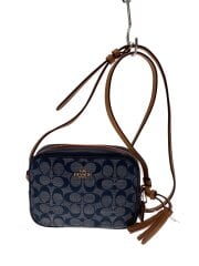 画像：ショルダーバッグ/コットン/NVY/C8666