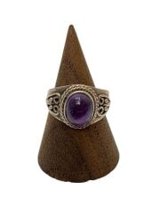 画像：リング/SV925/9号/カラーストーン/SLV/メンズ