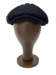 画像：キャスケット/7/ウール/BLK/無地/メンズ