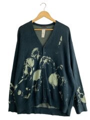 画像：SKULL CARDIGAN/カーディガン(薄手)/44/コットン/GRN/2220-002//