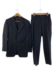 画像：セットアップ/44/ウール/BLK/ストライプ/ctx75907g